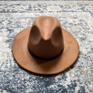 Mens or Women Festival Hat Fedora Brown